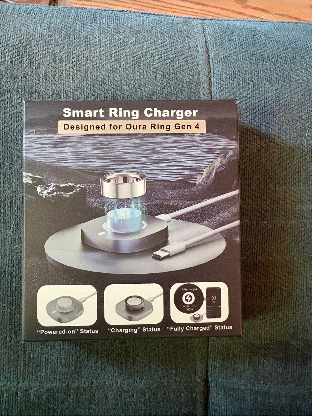 Oura Smart Ring Charger - Gray/Silver